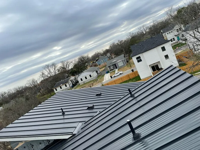 Standing seam metal roof panels with vents for Skylight Repair in Hartselle